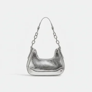 Sac porté épaule argenté <br>Celestia