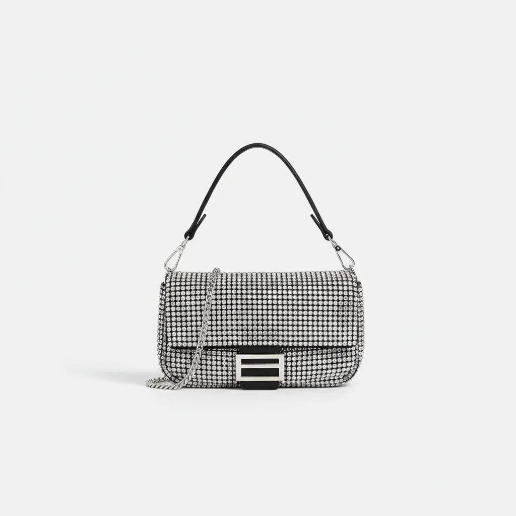 Sac soirée strass bandoulière