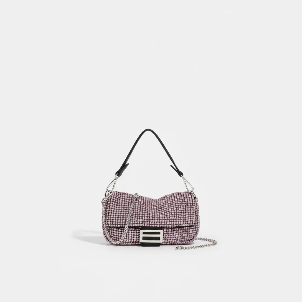 Sac soirée strass bandoulière – Image 10