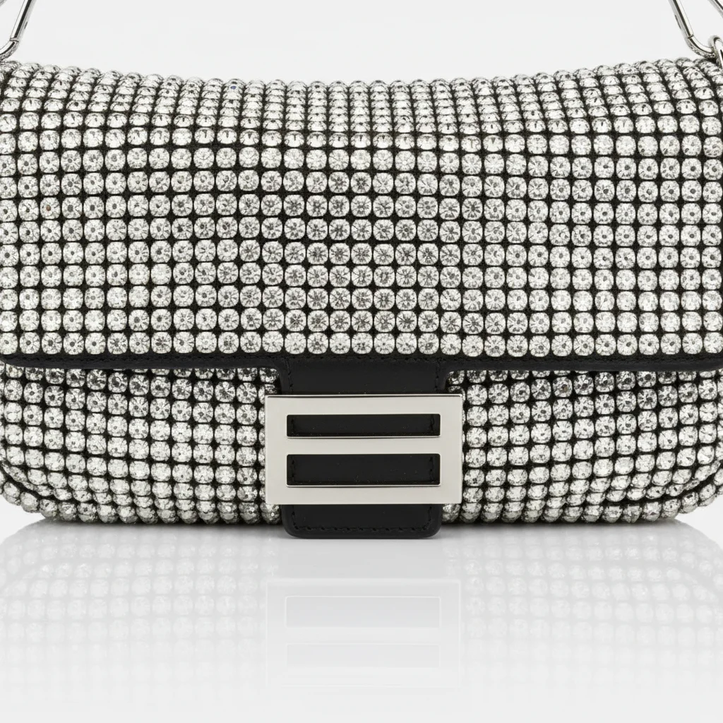 Sac soirée strass bandoulière – Image 4